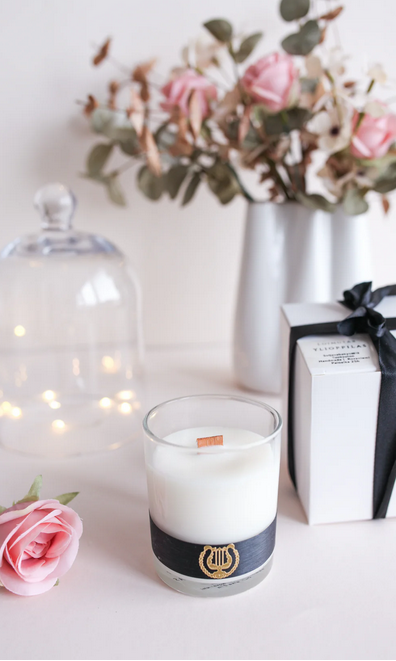 Ylioppilas puusydänkynttilä Loimutar