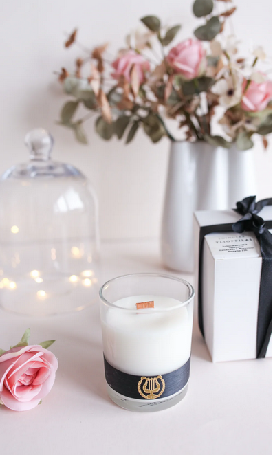 Ylioppilas puusydänkynttilä Loimutar